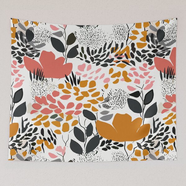 Item preview, contemporary floral  designed and sold by cult-andromeda.