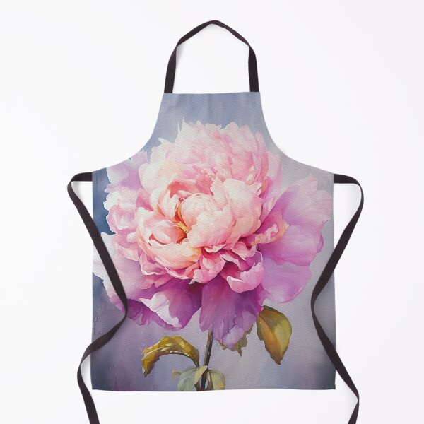 Item preview, Peonies flower in Watercolor Painting/Art Print/Poster designed and sold by MahsaWatercolor.