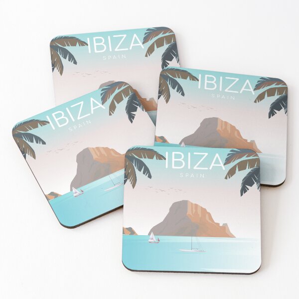 Item preview, Ibiza Spain travel poster designed and sold by Arctic frame studio.