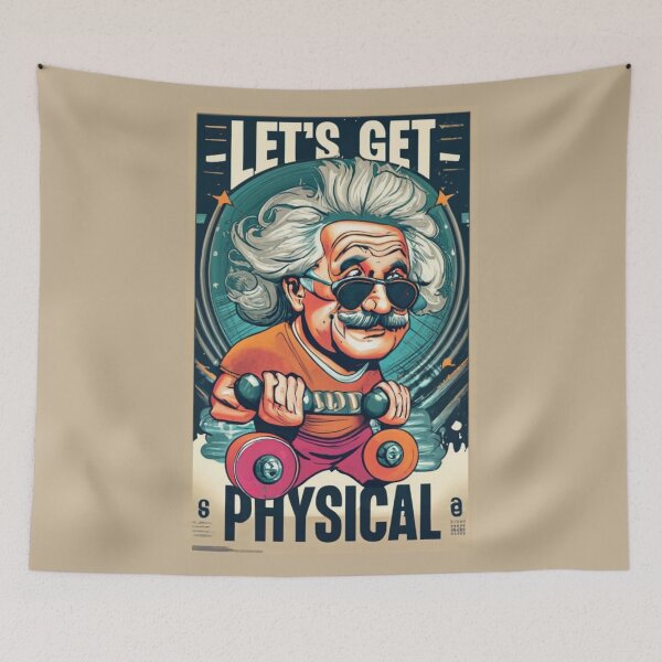 Item preview, Einstein - Lets Get Physical designed and sold by Sketch-Shack.