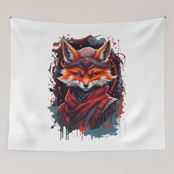 Item preview, fox in the future designed and sold by ADShops1.