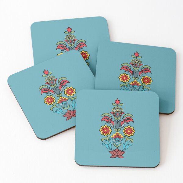 Item preview, Floral Illustration Indian Ethnic Art designed and sold by worldways.