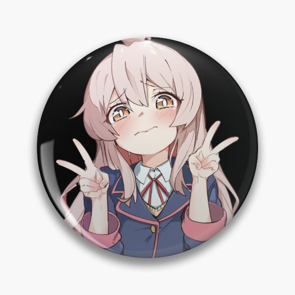 Item preview, Onii-Chan Wa Oshimai - Oyama Mahiro School Uniform Peace Sign designed and sold by BeforeDreamsCo.