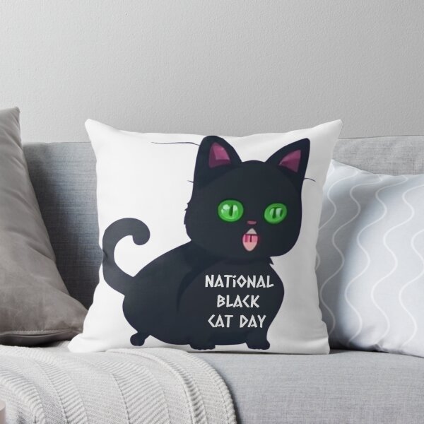 Item preview, NationalBlackCatDay designed and sold by Hubert  GrafikaExpressArtistry.