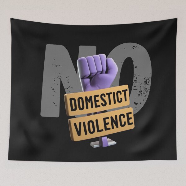 Item preview, DOMESTIC VIOLENCE AWARENESS NO designed and sold by carlos crane.