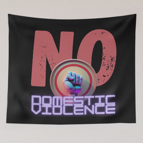 Item preview, NO DOMESTIC VIOLENCE AWARENESS NO designed and sold by carlos crane.