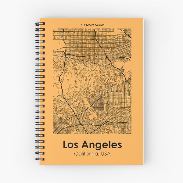 Item preview, Mapa de carreteras de la ciudad de Los Ángeles, California, EE.UU. designed and sold by 2BROSMAPS1.