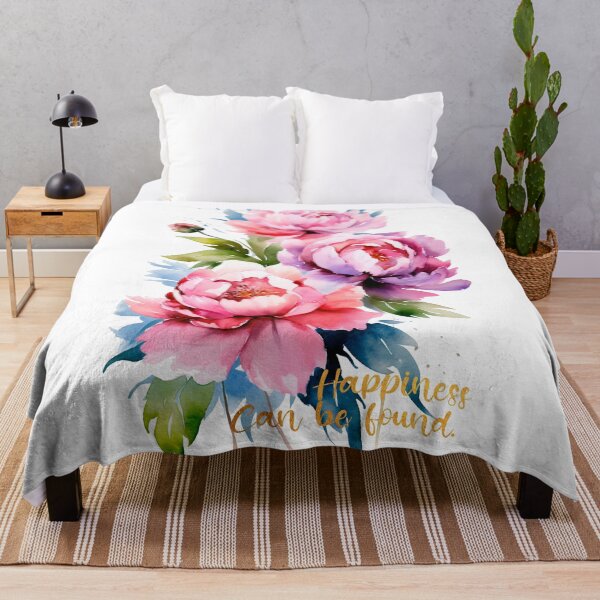 Item preview, Peonies flower in Watercolor Painting/Sticker designed and sold by MahsaWatercolor.