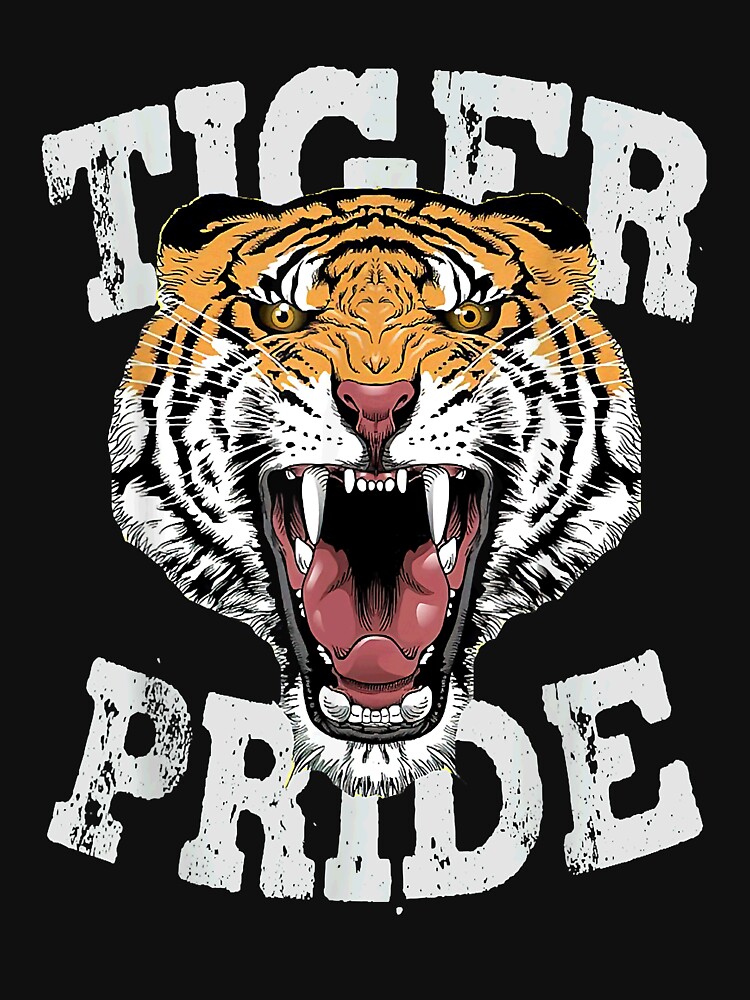 Tiger Hoodie Tiger Shirt Mascot Sweatshirt School Spirit -  in 2023