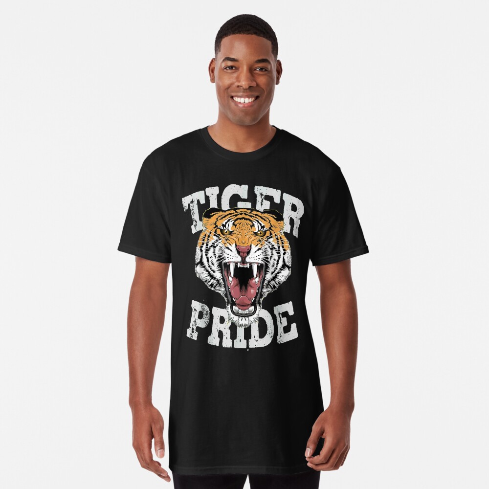 Tigers Shirt Tiger Tshirt Tiger Pride Tee Retro School 
