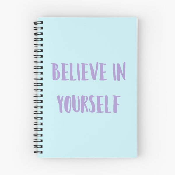 Item preview, Believe in Yourself, inspirational pastel print designed and sold by Harriet Teagle.