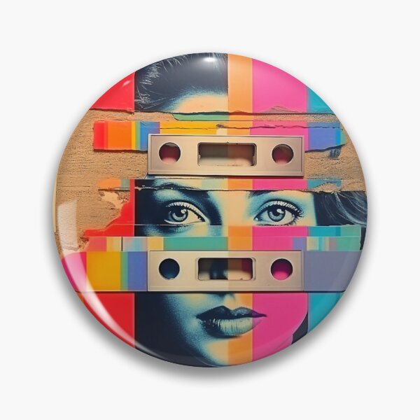 Item preview, Multicolor abstract, cassette tape designed and sold by silent-violin.