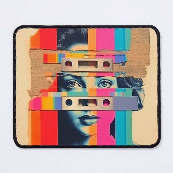Item preview, Multicolor abstract, cassette tape designed and sold by silent-violin.