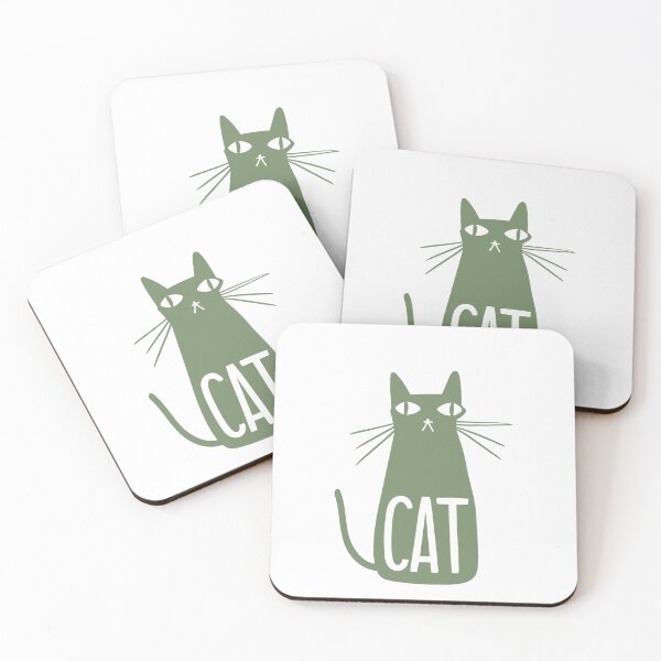 Item preview, Cool Watercress Hepcat Cat designed and sold by SorryFrog.