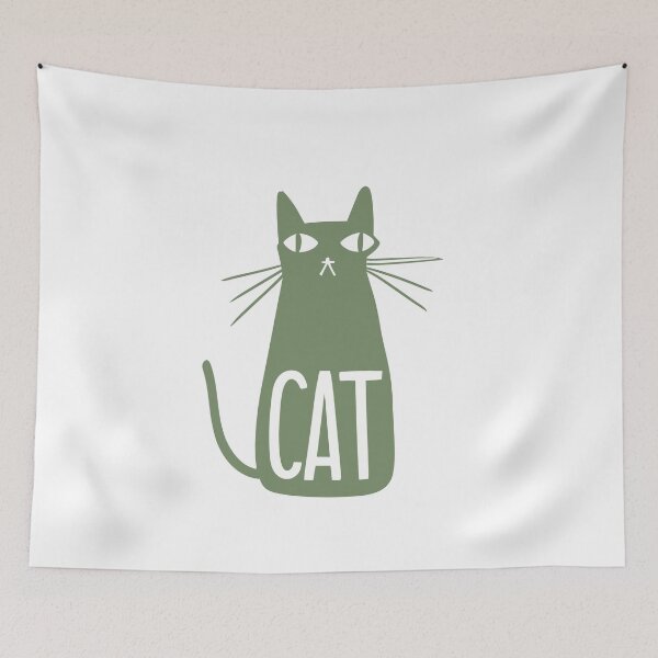Item preview, Cool Watercress Hepcat Cat designed and sold by SorryFrog.