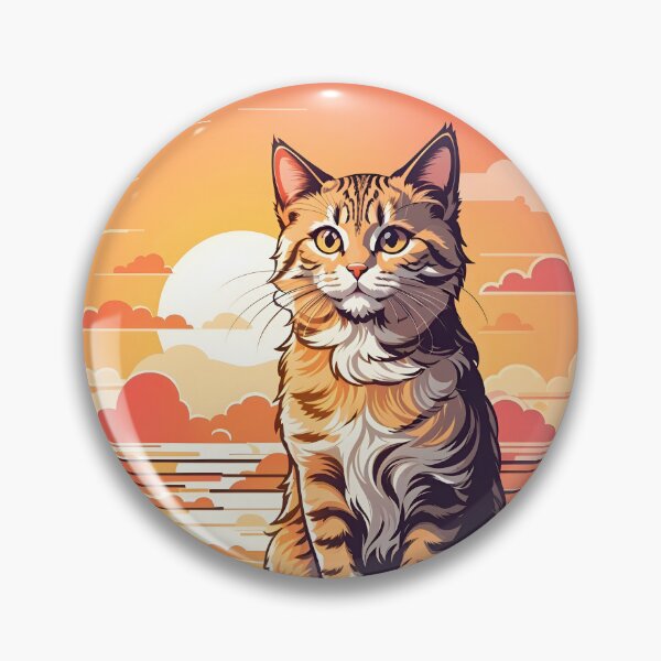 Item preview, The cat in the sunset designed and sold by ADShops1.