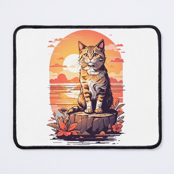 Item preview, The cat in the sunset designed and sold by ADShops1.