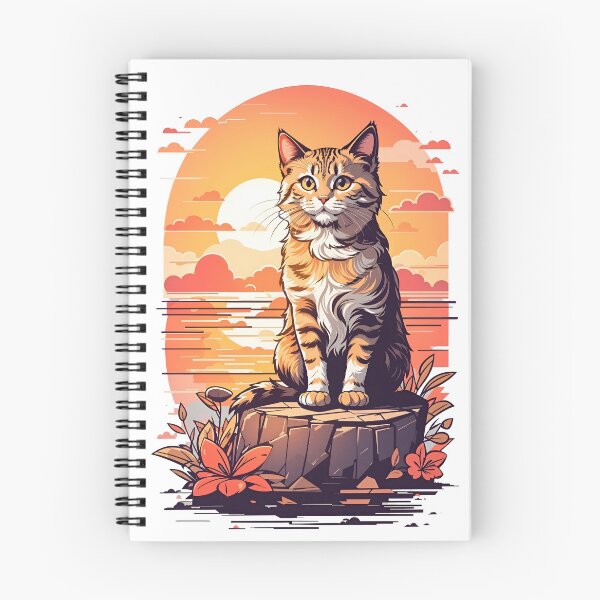 Item preview, The cat in the sunset designed and sold by ADShops1.