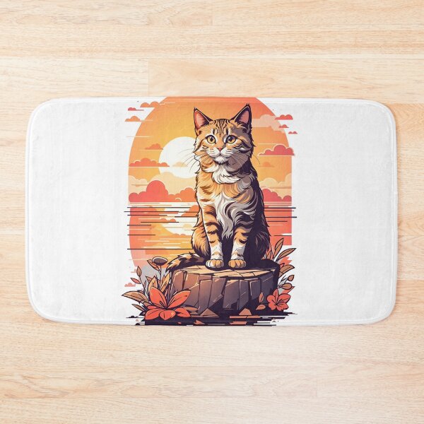 Item preview, The cat in the sunset designed and sold by ADShops1.