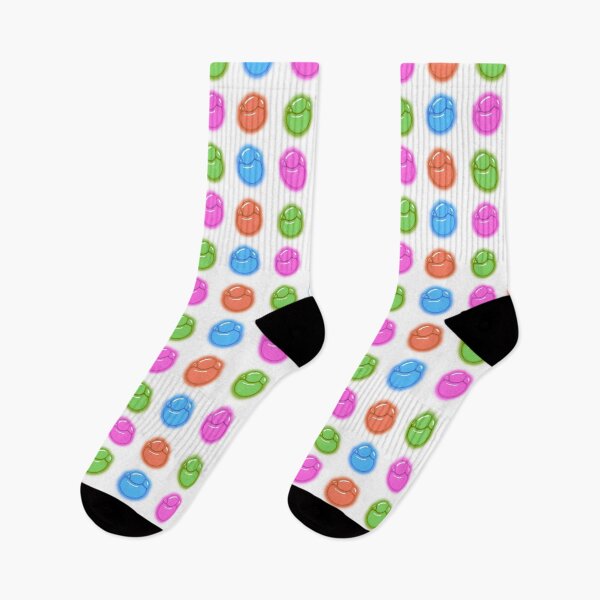 Item preview, Bubble Sticker Pack with Blue, Pink, Red-Orange, and Green Cute Rainbow Colors by Zeesdesign on Redbubble designed and sold by ZEESDESIGN.