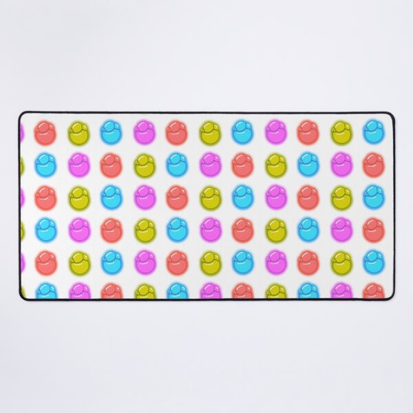 Item preview, Bubble Sticker Pack with Light Blue, Pink, Red, and Yellow, Cute Rainbow Colors by Zeesdesign on Redbubble designed and sold by ZEESDESIGN.