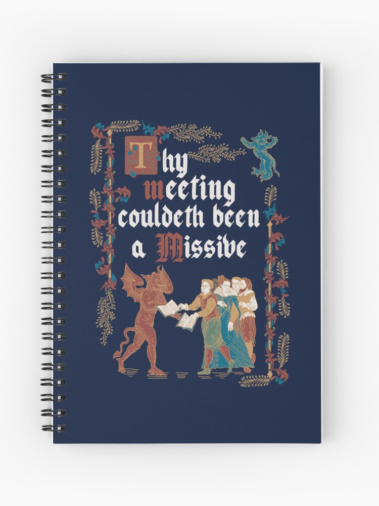Thumbnail 1 of 3, Journal, Could Have been an Email Medieval Style - funny retro vintage English history designed and sold by Nemons.