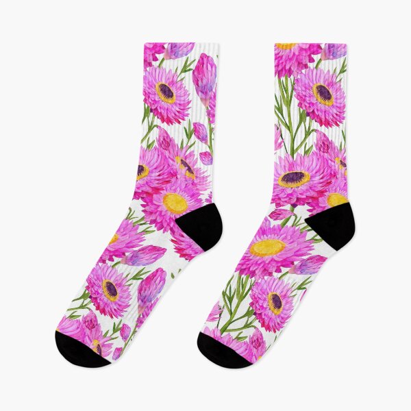 Item preview, Pink Paper Daisies Floral Blooms designed and sold by Sketchbook Designs.