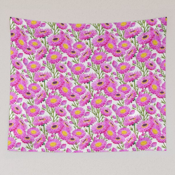 Item preview, Pink Paper Daisies Floral Blooms designed and sold by Sketchbook Designs.
