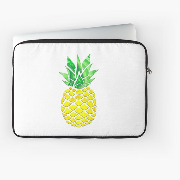 Pineapple Acrylic Pour Laptop Sleeve