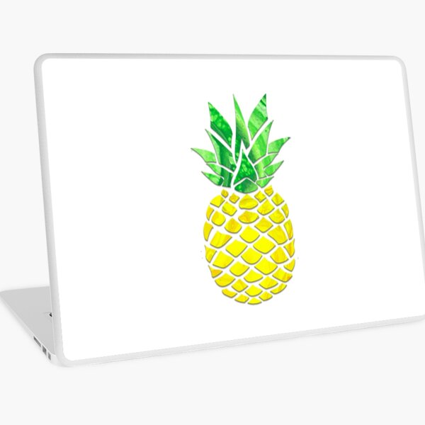 Pineapple Acrylic Pour Laptop Skin