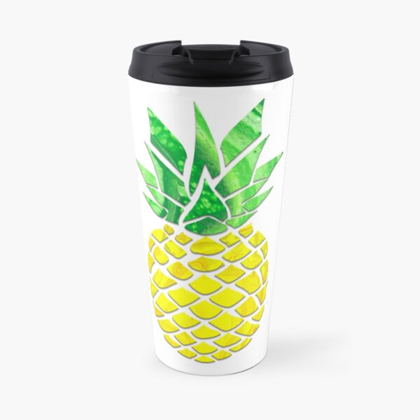 Pineapple Acrylic Pour Travel Mug