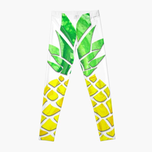 Pineapple Acrylic Pour Leggings