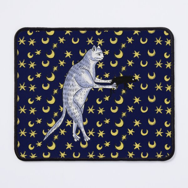 Item preview, Medieval cat with mouse designed and sold by MissPinzi.