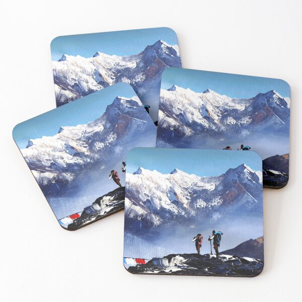 Item preview, Panoramic View Of Ama Dablam Peak Everest Mountain designed and sold by Whimsy Art.