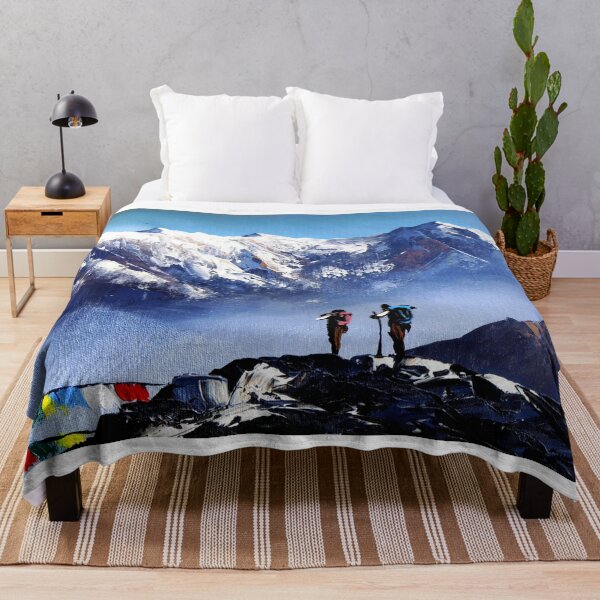 Item preview, Panoramic View Of Ama Dablam Peak Everest Mountain designed and sold by Whimsy Art.