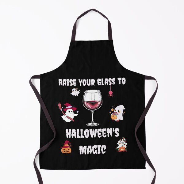 Item preview, Raise your Glass to Halloween's Magic, red wine drinker Halloween Ghost designed and sold by All Year Round.