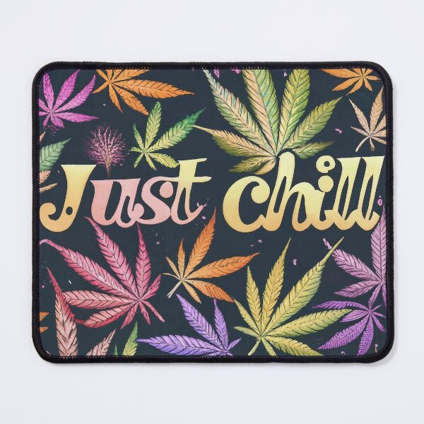 Item preview, Just chill pattern with colourful leaves designed and sold by Aktio Design.