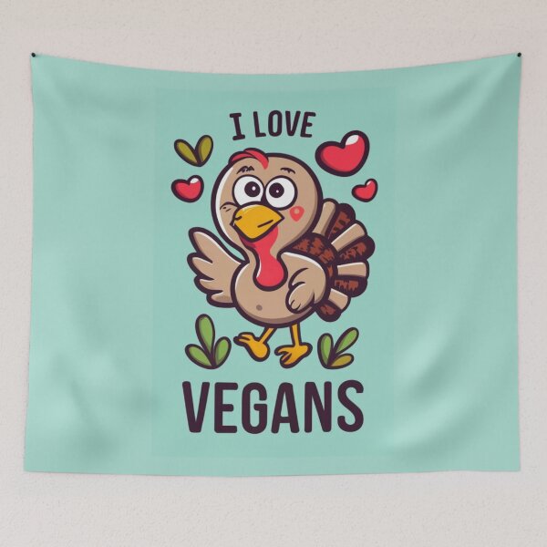 Item preview, I Love Vegans designed and sold by Sketch-Shack.
