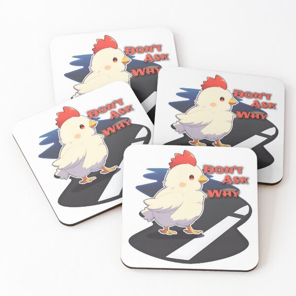 Item preview, Don't Ask Why The Chicken Crossed The Road Tee Shirt Design by Zeesdesign on Redbubble designed and sold by ZEESDESIGN.