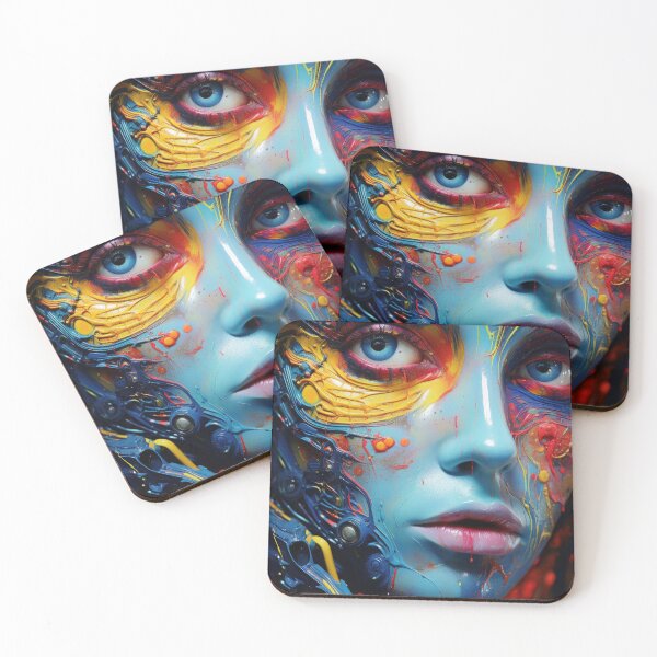 Item preview, Woman in Paint designed and sold by VisionDuke.