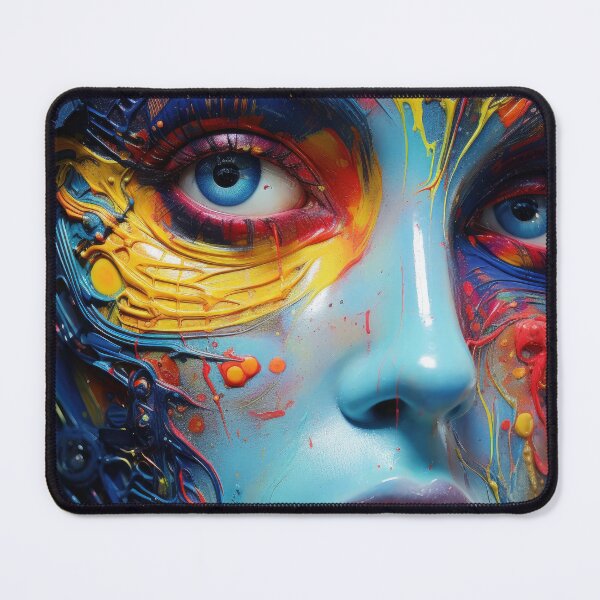Item preview, Woman in Paint designed and sold by VisionDuke.