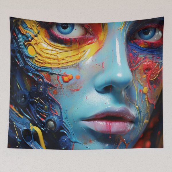 Item preview, Woman in Paint designed and sold by VisionDuke.