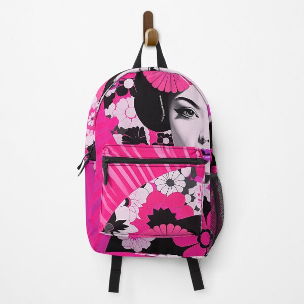 Item preview, Japanese Maiko Abstract Fuchsia designed and sold by Meeheemaha.