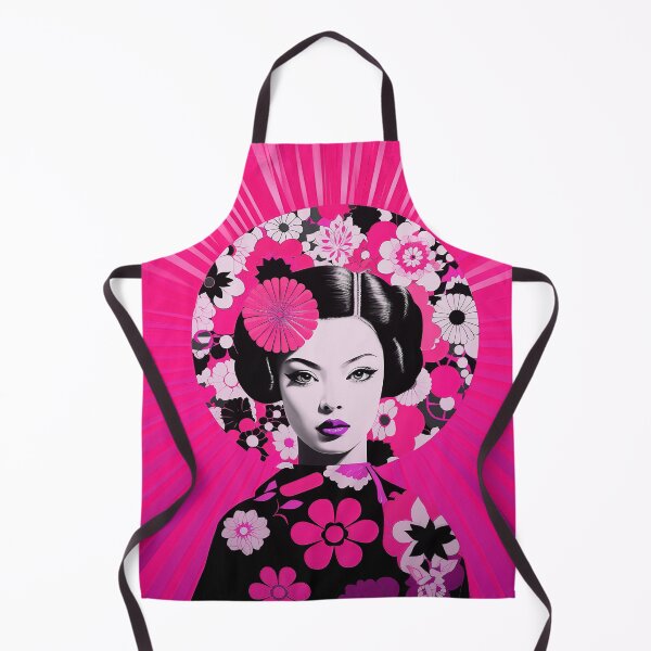 Item preview, Japanese Maiko Abstract Fuchsia designed and sold by Meeheemaha.