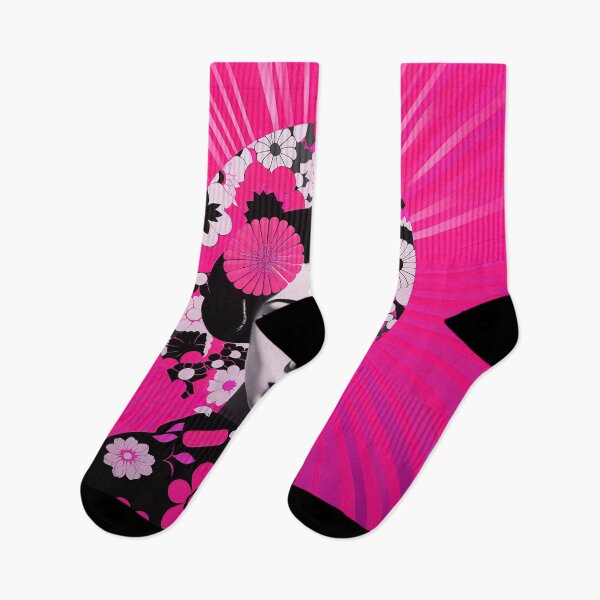 Item preview, Japanese Maiko Abstract Fuchsia designed and sold by Meeheemaha.