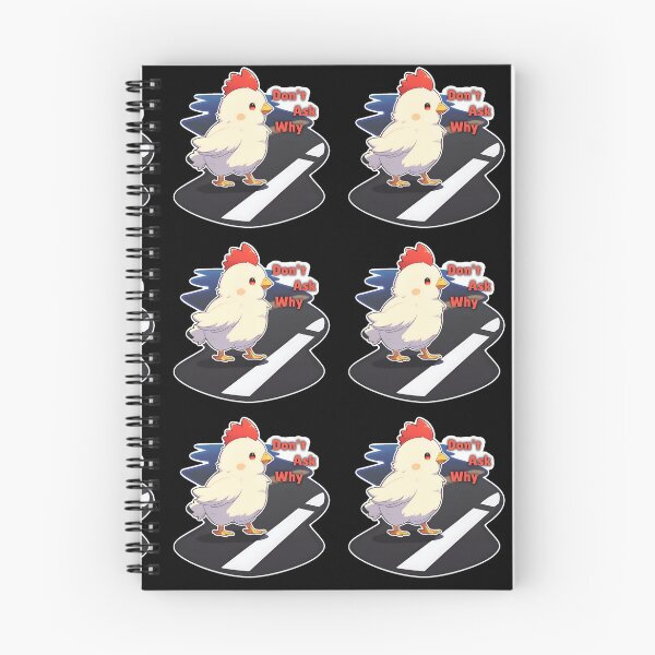 Item preview, Hydroflask Don't Ask Why Did the Chicken Cross The Road Hydroflask Sticker by Zeesdesign on Redbubble designed and sold by ZEESDESIGN.
