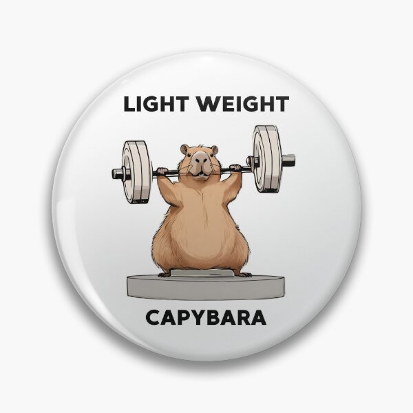 Item preview, Capybara light weight baby gymrat motivation designed and sold by noneko04.