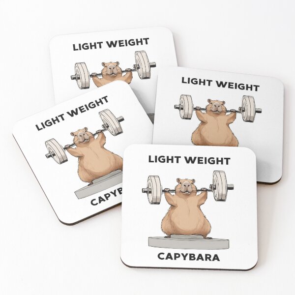 Item preview, Capybara light weight baby gymrat motivation designed and sold by noneko04.