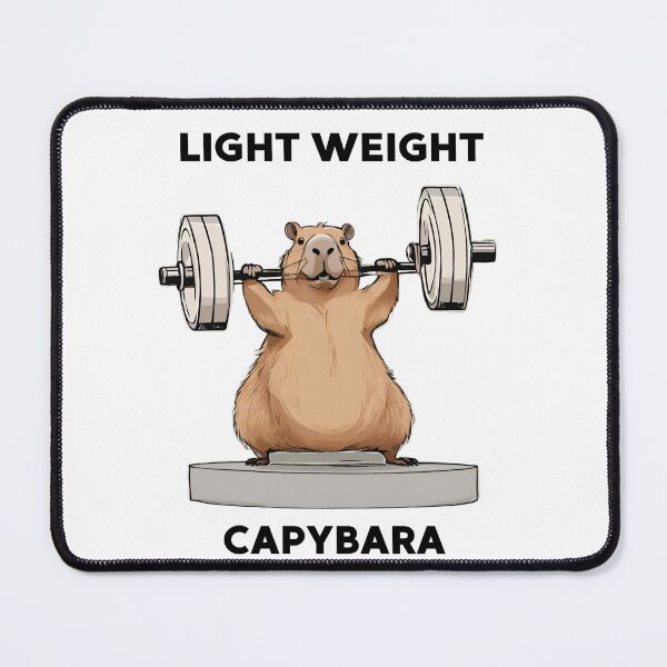 Item preview, Capybara light weight baby gymrat motivation designed and sold by noneko04.