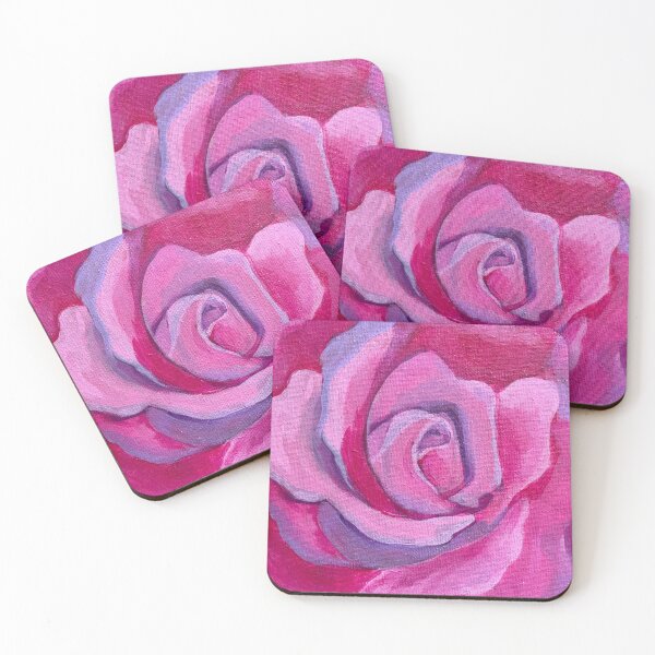 Item preview, Painted Stylised rose flower designed and sold by Enrika.